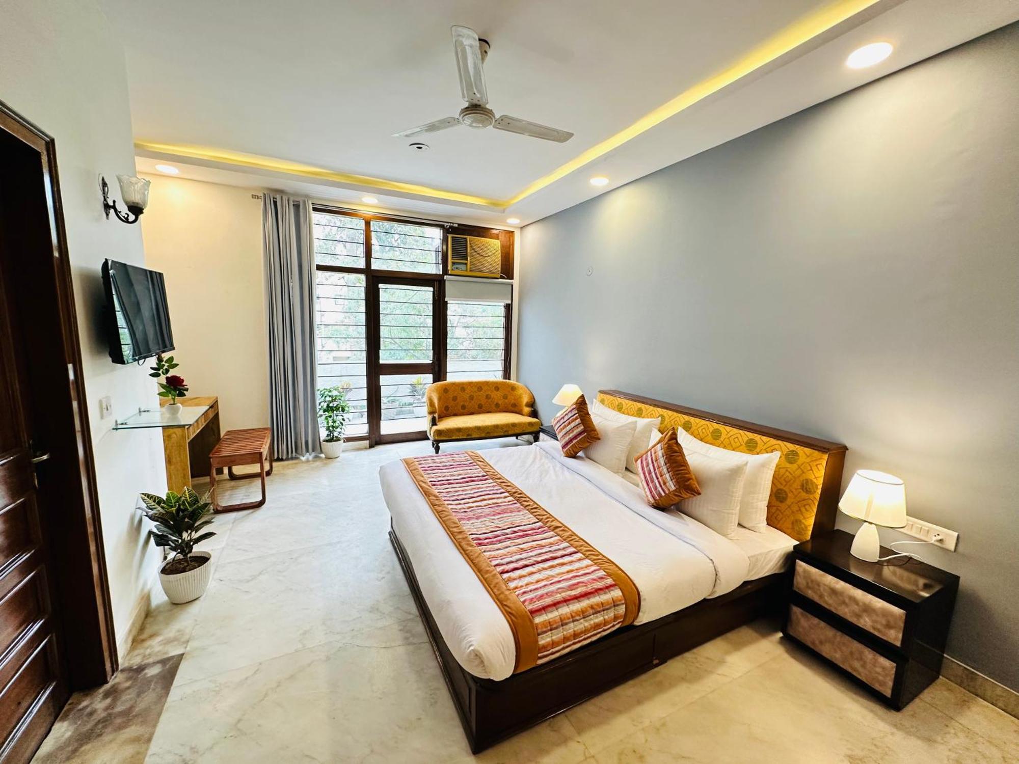 Grove Residency Hauz Khas New Delhi Couple Friendly Hotel Bagian luar foto