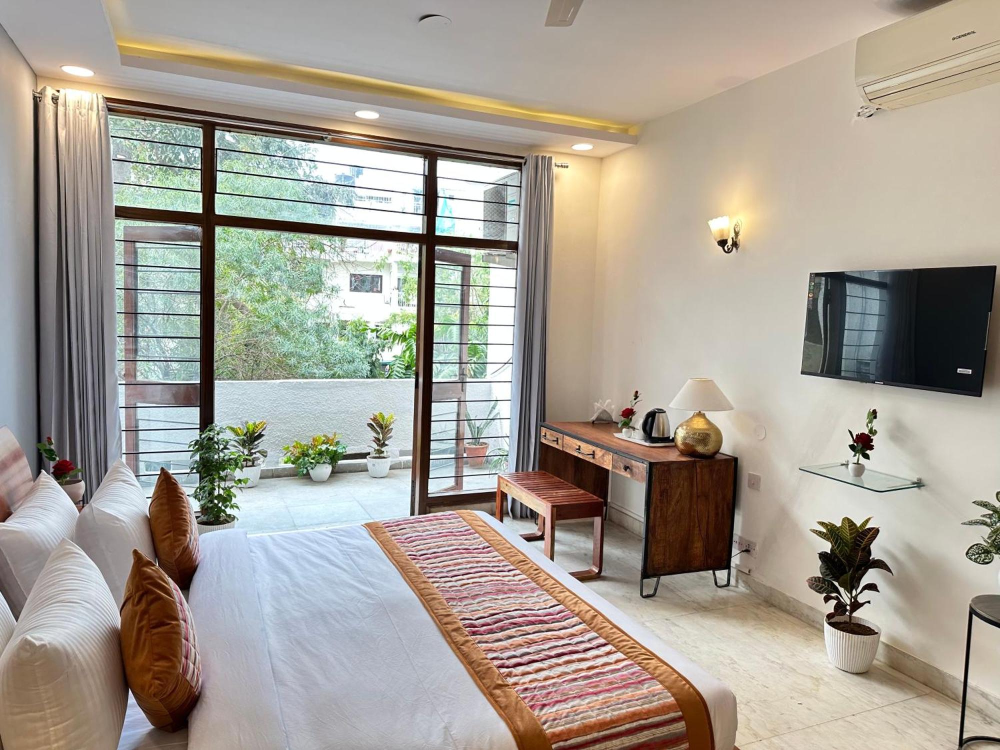 Grove Residency Hauz Khas New Delhi Couple Friendly Hotel Bagian luar foto
