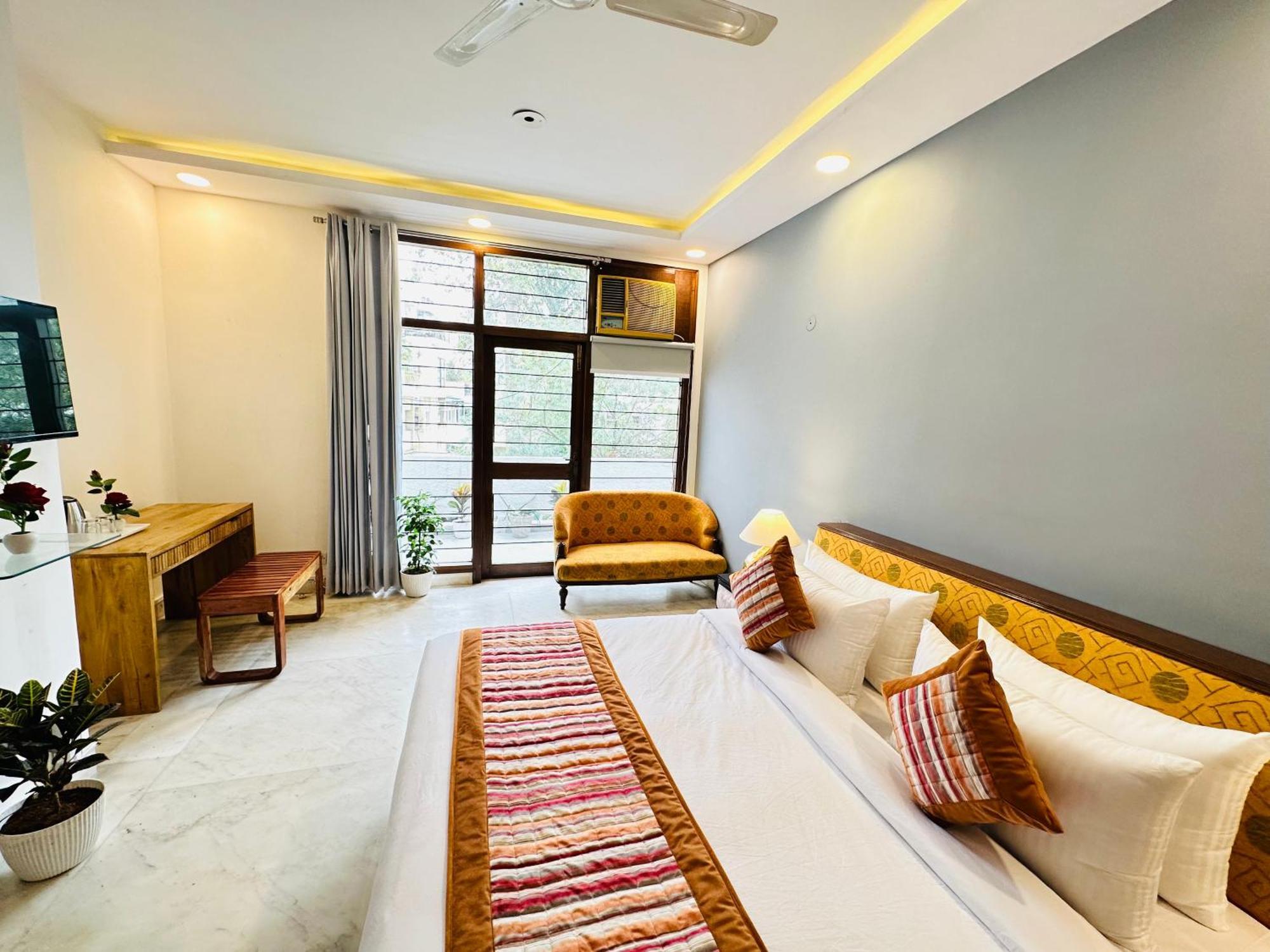 Grove Residency Hauz Khas New Delhi Couple Friendly Hotel Bagian luar foto