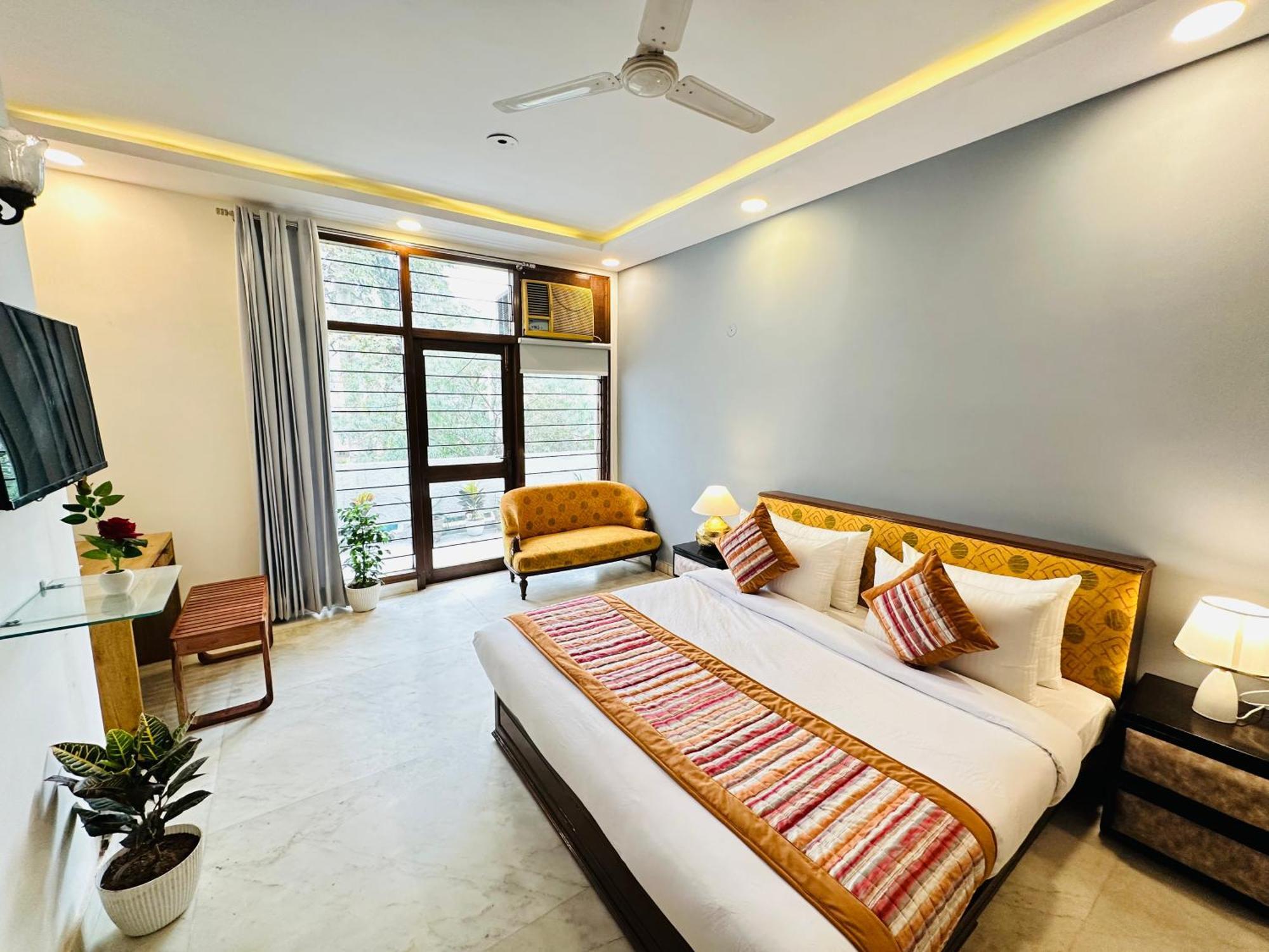 Grove Residency Hauz Khas New Delhi Couple Friendly Hotel Bagian luar foto