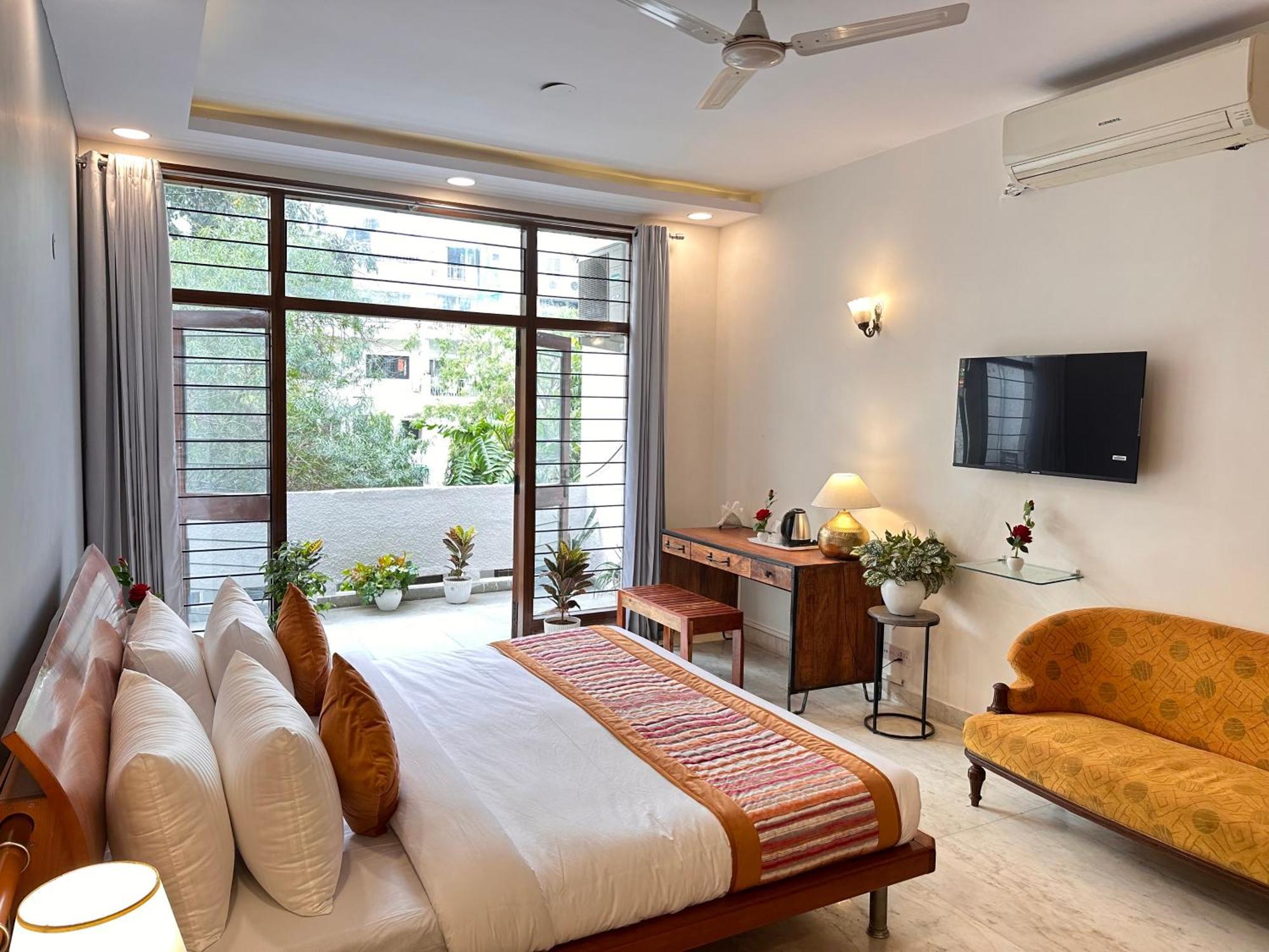 Grove Residency Hauz Khas New Delhi Couple Friendly Hotel Bagian luar foto